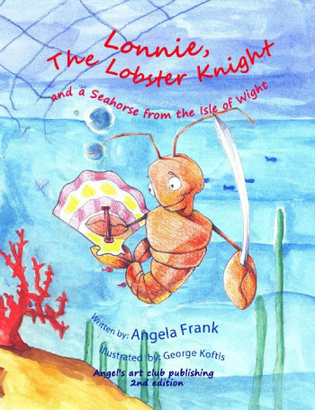 Lonnie the Lobster Knight and a Seahorse from the