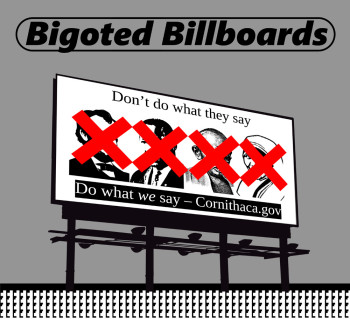 Bigoted Billboards: “Don’t do what they say”