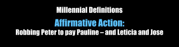 Millennial Definition: Affirmative Action