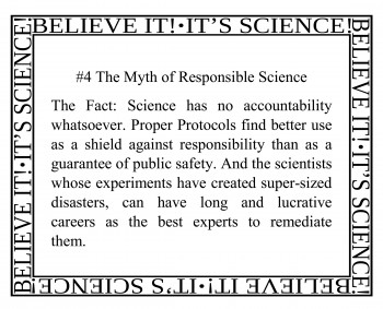 4 The Myth of Responsible Science
