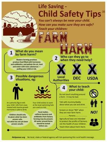 “Farm Harm Child Safety Poster”