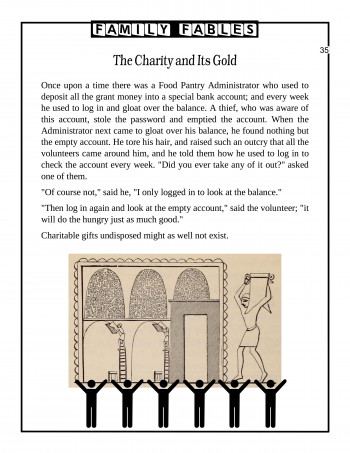 The Charity and Its Gold
