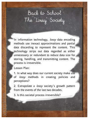 Back to School - The Lossy Society