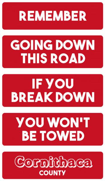 “Going Down This Road” Signs