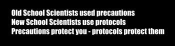 “Precautions vs Protocols” Bumper sticker